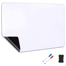 하태스몰 깔끔한 냉장고 자석메모보드 + 펜 2종 + 지우개 세트 화이트, 연질고무자석 문구/오피스/학용품/수업준비 반품 최저가 7,830원