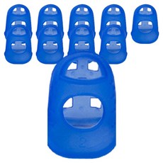 하늬통상 실리콘 손가락 골무 1호, 블루, 10개 문구/오피스/사무용품 전문관 반품 최저가 3,820원