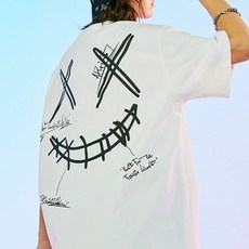 제이티엘 남녀공용 배디 빅사이즈 박시 캐주얼 반팔 티셔츠 패션의류/잡화/남녀 공용 의류 반품 최저가 14,300원