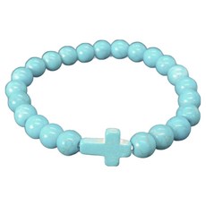 썬앤드림 그레이스 십자가 팔찌 19cm, 블루, 1개 완구/취미/수집품 반품 최저가 3,610원