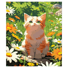 모노젠트 DIY 페인팅 피포페인팅 명화 꽃그리기, Type A, 1세트 문구/오피스/미술/화방용품 반품 최저가 11,250원