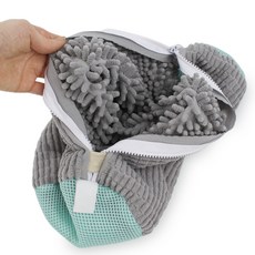 민스리빙 도톰 극세사 신발 빨래 세탁망 대형, 그레이, 1개 홈인테리어/청소/세탁용품 반품 최저가 4,980원