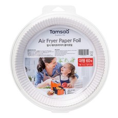 탐사 에어프라이어 종이호일 대형, 60개 주방용품/일회용품/종이컵 반품 최저가 4,660원