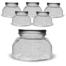 미르 엠글라스 홈메이드 500 유리저장병, 430ml, 6개 주방용품/밀폐저장/도시락 반품 최저가 9,500원