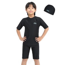 제테스 남아용 생존 수영 실내 수영복 반팔 래쉬가드 상하의 + 수모 세트 1581 undefined/undefined 반품 최저가 41,130원