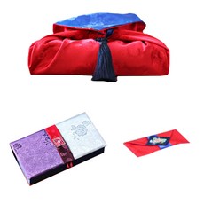 팔복상회 전통공예품 현금 예단 세트 청홍 신부 예단 2색함 + 예단보 홍색, 혼합색상, 1개 문구/오피스/카드/엽서/봉투 반품 최저가 25,170원