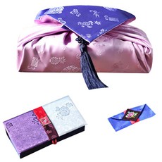 팔복상회 릴리 현금 예단세트 전통 결혼 혼례품, 신랑(봉채) 2색함 + 예단보 청색, 1세트 문구/오피스/카드/엽서/봉투 반품 최저가 24,280원