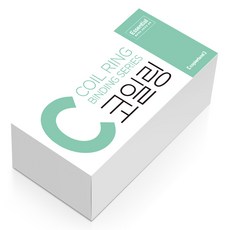 카피어랜드 에센셜 3:1 PVC 코일링 130개입, 투명, 1개, 8mm 문구/오피스/학용품/수업준비 반품 최저가 6,650원