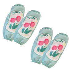 타미나요 예쁜 방수 팔토시 2p, 그린 튤립 문구/오피스/미술/화방용품 반품 최저가 4,610원