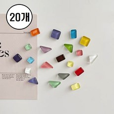 유리 돌모양 네오디움 냉장고 자석 20p, 1세트, 혼합색상 완구/취미/수집품 반품 최저가 8,900원