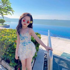 스타빈 여아용 스타인어 수영복 모자 세트 스포츠/레저/유아스포츠의류 반품 최저가 19,800원