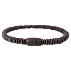 반야심 벽조목 옴자 부적 납짝 염주팔찌 소원성취부적 18cm, 짙은 갈색, 1개 완구/취미/수집품 반품 최저가 13,260원