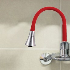 이알테크 교체용 칼라 코브라 수전 레드 일체형, 1개 주방용품/주방잡화 반품 최저가 12,010원