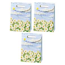 그리뉴얼 유화 선물 포장 종이 봉투 S 16 x 12 x 6 cm, 하얀꽃, 3개 문구/오피스/데코/포장용품 반품 최저가 5,330원