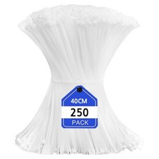 OON 고강도 대용량 초강력 중형 케이블타이 250p, 화이트, 1개 생활용품/생활전기용품 반품 최저가 8,900원