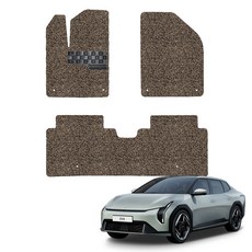 오토가드 체커보드 와이드 발판 자동차 코일매트 확장형 1 + 2열 세트, 브라운, 기아 EV4 2025년 3월~ 자동차용품/인테리어 반품 최저가 37,240원