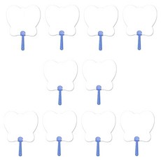 문구담 여름 투명 부채 만들기 재료 세트 나비 44번, 화이트, 10세트 문구/오피스/미술/화방용품 반품 최저가 5,630원