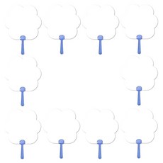 문구담 여름 투명 부채 만들기 재료 세트 일반형, 화이트, 10세트 문구/오피스/미술/화방용품 반품 최저가 6,090원