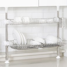 리벤스 프리미엄 기둥형 식기건조대 600, 2단, 1개 주방용품/주방수납/정리 반품 최저가 16,750원
