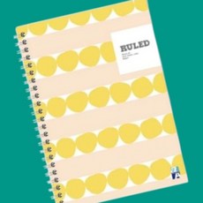 모트모트 스프링북 컬러칩 룰드 유선노트, 다크호스, 1개 문구/오피스/학용품/수업준비 반품 최저가 3,740원