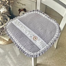러빙랩 플라워 프릴 끈달린 식탁 의자 방석 홈인테리어/FW 침구샵 반품 최저가 6,560원