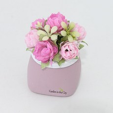 도시정원 미니 피오니 데이지 조화 소품, 핑크, 1개 홈인테리어/홈데코/디퓨저 반품 최저가 5,900원