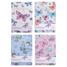 아트조이 A5 밴딩 노트 4종 세트, 버터플라이, 1세트 문구/오피스/학용품/수업준비 반품 최저가 13,900원