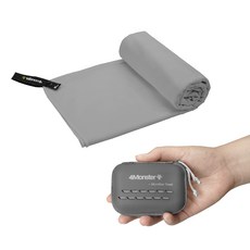 4몬스터 마이크로화이바 극세사 다용도 타월 + EVA 케이스 세트 XS 30 x 50 cm, 그레이, 1개 생활용품/욕실용품 반품 최저가 9,770원