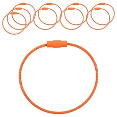 리코즈 컬러 와이어링, 주황, 10개 홈인테리어/수예/수선 반품 최저가 3,480원