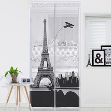 다샵 일체형 자석 프리미엄 모기장 + 찍찍이테이프 6p + 오픈고정자석 4p, 에펠탑(모기장), 랜덤 발송(자석) undefined/undefined 반품 최저가 12,840원