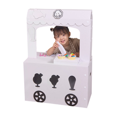 키즈바래 달님이 아이스크림 가판대 가게 놀이, 화이트, 1개 완구_취미/역할놀이 반품 최저가 25,460원
