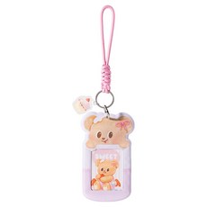 델리 버터베어 PVC 키링 포카홀더, 핑크, 1개 문구/오피스/학용품/수업준비 반품 최저가 6,750원