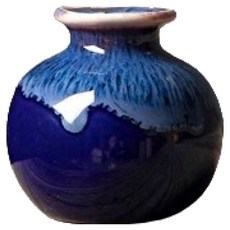 사인포스트 도자기 인테리어 화병 물방울, 딥블루 마블 완구/취미/수집품 반품 최저가 5,670원