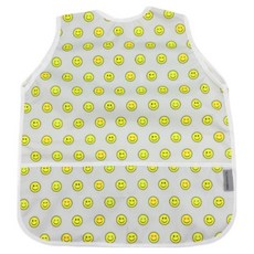 베베슈에뜨 패턴 일체형 민소매 미술가운 앞치마, 스마일그레이 문구/오피스/미술/화방용품 반품 최저가 14,060원