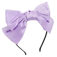 미미파티 귀여운 왕 머리띠, 실키리본 퍼플, 1개 문구/오피스/파티/이벤트 반품 최저가 6,060원