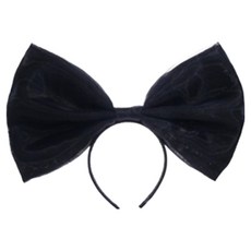 미미파티 귀여운 왕 머리띠, 빅리본 블랙, 1개 문구/오피스/파티/이벤트 반품 최저가 4,030원