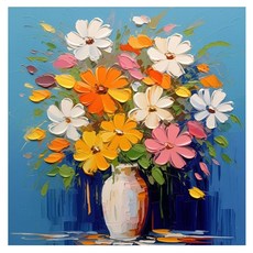 마켓링 금전운 인테리어그림 유화 타입2, 무테 홈인테리어/싱글하우스 반품 최저가 15,980원