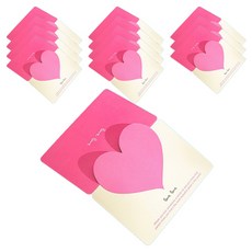 윰스 하트 메세지 미니카드 + 봉투 세트, 핫핑크, 12세트 문구/오피스/카드/엽서/봉투 반품 최저가 6,980원