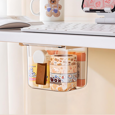 루네타 깔끔한 무타공 데스크 서랍 M, 투명, 1개 문구/오피스/사무용품 전문관 반품 최저가 5,320원