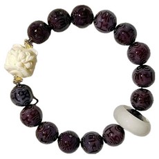 오브엘 재물운 염주 라이온스타일 11~12mm, 루이즈 육자진언, 1개 완구/취미/수집품 반품 최저가 7,360원