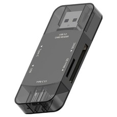 라온디지털 라디온 4 in 2 USB 3.0 Type-C USB-A 멀티 허브 SD TF 카드리더기, 다크 그레이, 1개, CR-402CA 가전디지털/휴대폰 액세서리 반품 최저가 12,000원