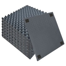 닥터하우스 현관문 셀프 시공 자석 부착용 계란형 난연 방음패드 흡음보드 25 x 25 cm 50T, 차콜, 8개 생활용품/생활잡화 반품 최저가 23,470원