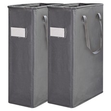 리본제이 재활용 분리수거함 캐리백 슬림형 2p, 다크그레이 생활용품/수납/정리 반품 최저가 22,900원