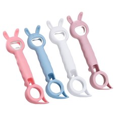머니풀 귀여운 다목적 4in1 토끼 병따개 4종 세트, 혼합색상, 1세트 주방용품/주방잡화 반품 최저가 6,770원