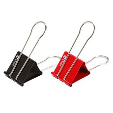 피스코리아 초대형 더블크립 2p, 검정,빨강, 1개 undefined/undefined 반품 최저가 1,580원