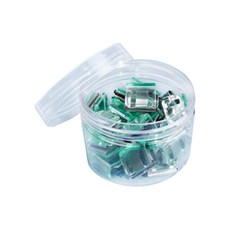 문구담 멀티 푸시 핸드 날클립 종이 문서 고정 바인딩 세트 랜덤발송, 1세트, 20개입, 소 문구/오피스/학용품/수업준비 반품 최저가 4,720원