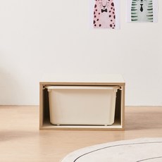 마마룸 유아용 아임 모듈수납 1단 소, 크림화이트 출산/유아동/유아가구/인테리어 반품 최저가 27,630원