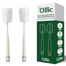 올릭 이지크린 물병세척 스펀지 브러쉬 2p, 화이트, 1개 생활용품/주방수납/잡화 반품 최저가 2,290원