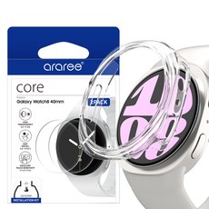 아라리 갤럭시워치 투명 PC 케이스 + 9H 고강도 풀커버 강화유리 액정보호필름 2p 세트, 1개 헬스/건강식품/건강/의료용품 반품 최저가 17,390원