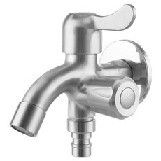 미리내 SUS304 스텐 커플링 세탁기 두갈래 수도꼭지 왕분리형, 1개 생활용품/욕실용품 반품 최저가 18,670원